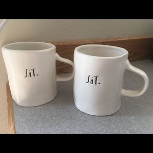 Rae Dunn Sit Mugs
